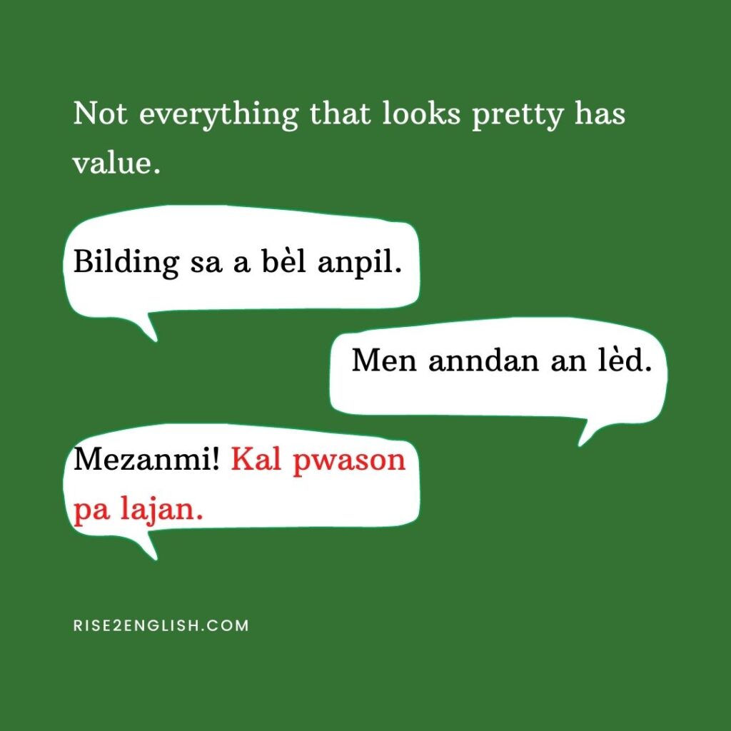 Haitian proverbs and expressions
