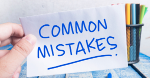 common mistakes learners make