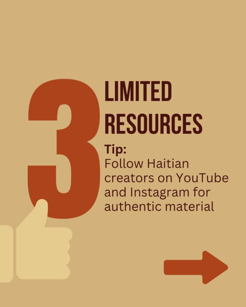 5 reasons people struggle to learn Haitian creole